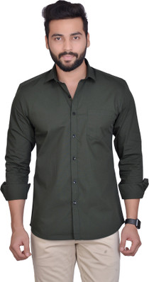 Dark Green Shirts , Buy Dark Green Shirts Online at Best